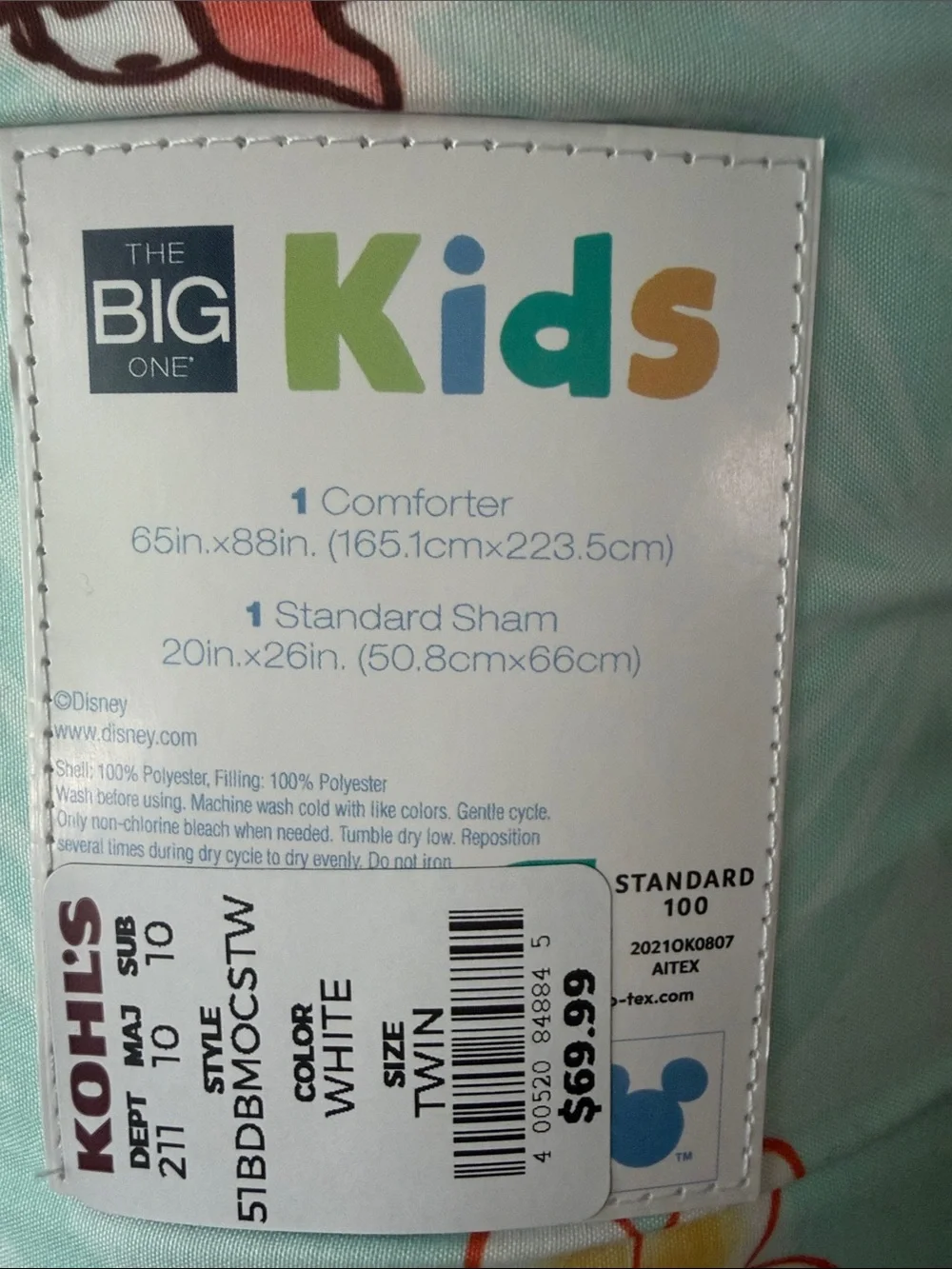 NWT• Disney's Moana 2-Pc Comforter Set | Twin